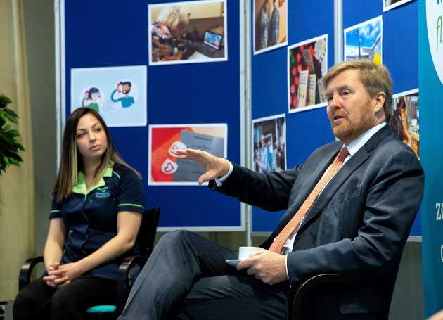 Werkbezoek Koning Woonzorg Flevoland